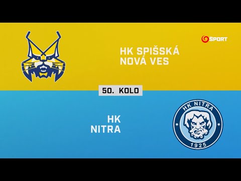 50. kolo: HK Spišská Nová Ves - HK Nitra 3:2 sn (HIGHLIGHTY)