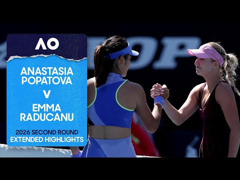 Anastasia Potapova v Emma Raducanu Extended Highlights | Australian Open 2026 Second Round