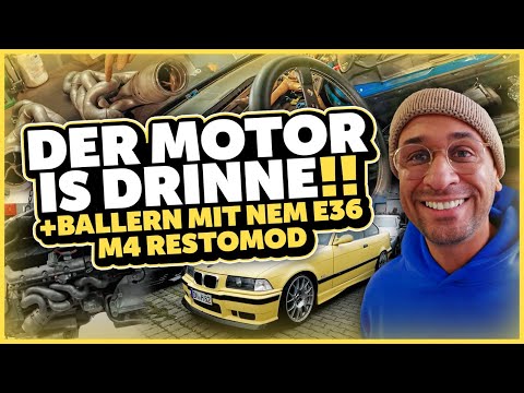 JP Performance - Der Motor is drinne!! + Ballern mit nem E36 M4 Restomod