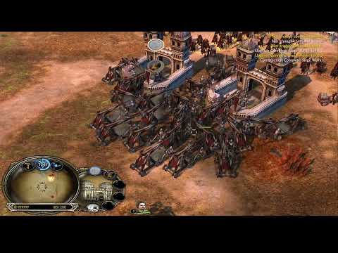 The Lord of the Rings BFME2 Tower Hills 1vs3 Brutal AI