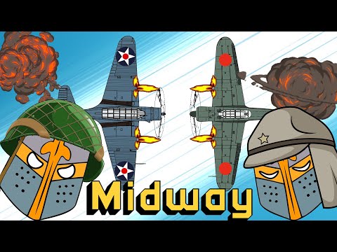 Estados Unidos vs Japão - A Batalha de Midway