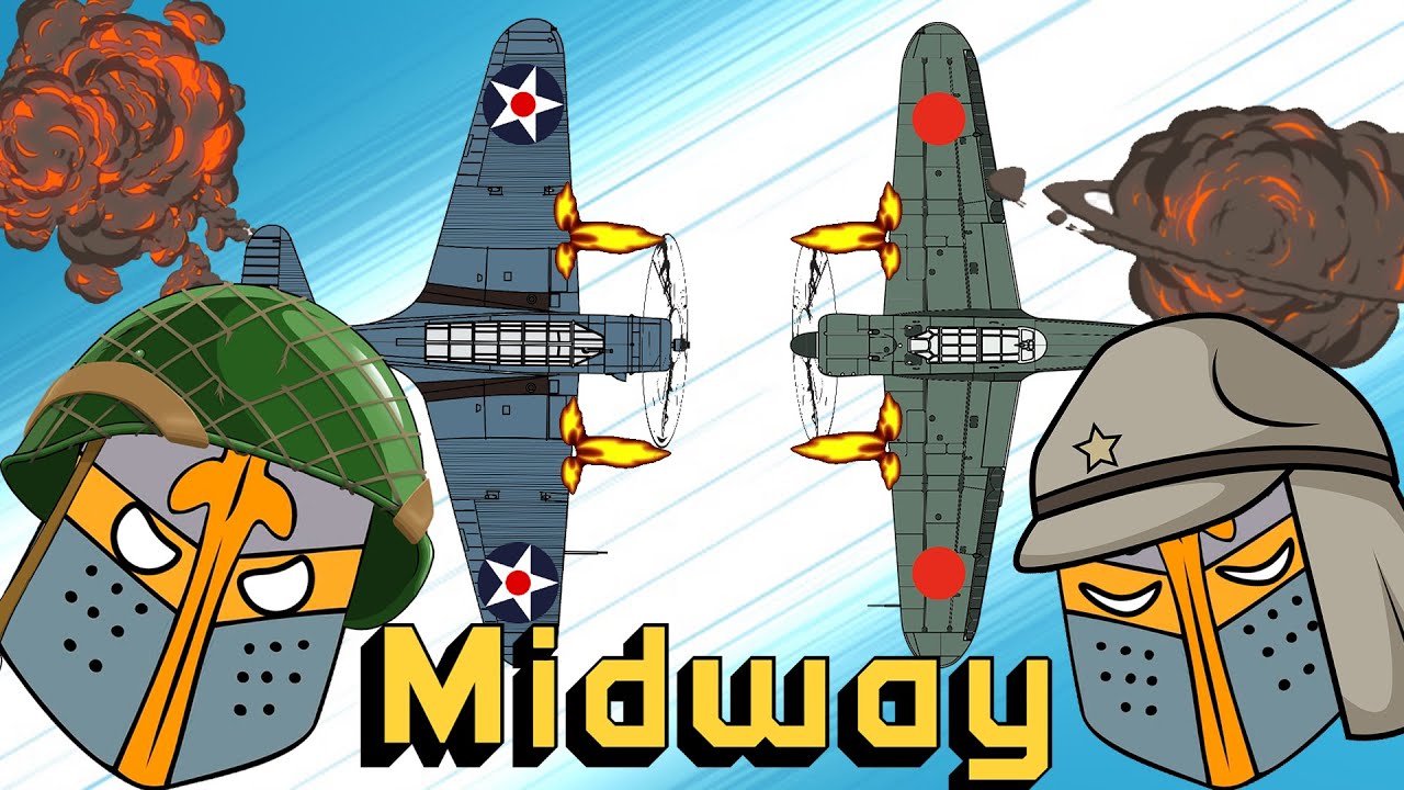 Estados Unidos vs Japão - A Batalha de Midway