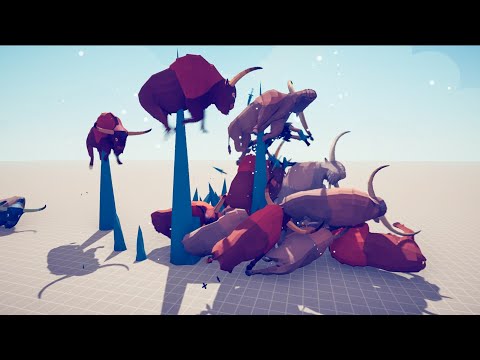 30X GIANT BISON vs EVERY UNIT - Totally Accurate Battle Simulator TABS