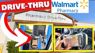 Walmart Pharmacy Drive Thru - Pickup prescription without leaving the car