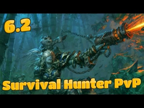 6.2 Survival Hunter PvP (1080p ᴴᴰ) Hunter Rdruid 2v2 Arenas ft. Sara L - WoW WoD BattleMasterPvP