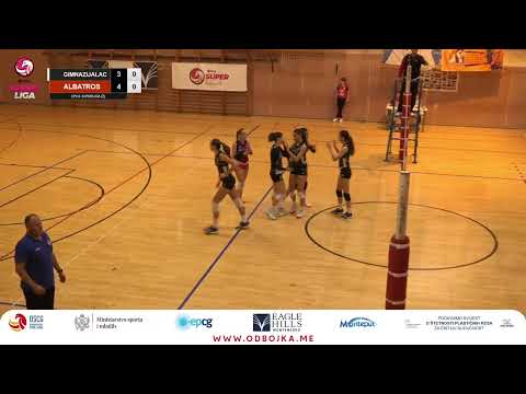 EPCG Superliga Ž | Gimnazijalac vs Albatros 1:3 (3. kolo EPCG Superlige)