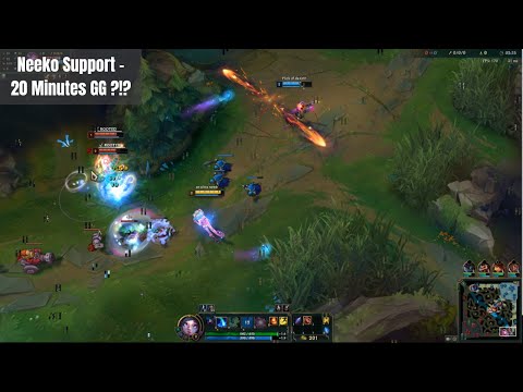League Of Legends - Neeko Gameplay - Neeko Support Carry ?!?
