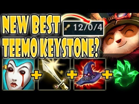 NEW BEST KEYSTONE FOR TEEMO?! HEAL + HP + DMG Teemo vs Malphite S9 Ranked Commentary