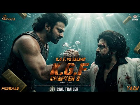 K.G.F: Chapter 3 - Official Trailer | Rocking Star Yash | Prabhas | Prashanth Neel | Ravi Basrur 