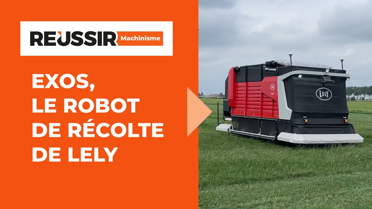 Lely : le robot d'affouragement Exos vu pour la première fois dans une ferme