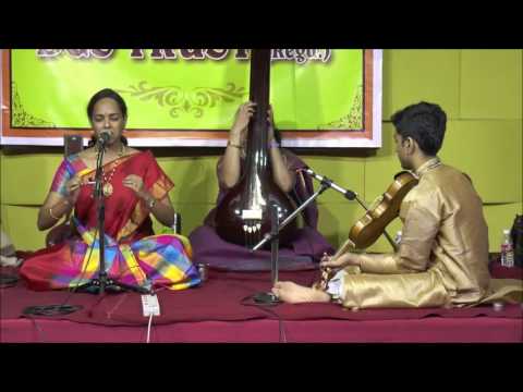 Dr Padma Sugavanam - Ragam Tanam Pallavi in Suddha Dhanyasi : prayer for abatement of floods