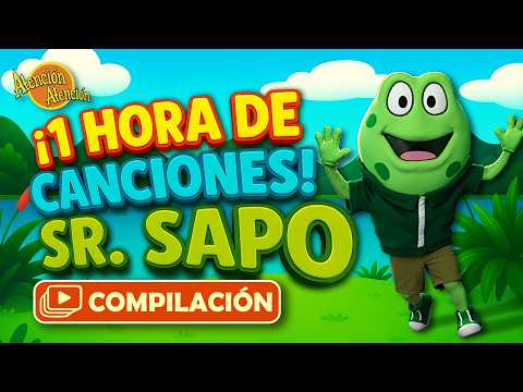1 hora de videos con el Sr. Sapo 🐸 Compilados de Atención Atención 🎶