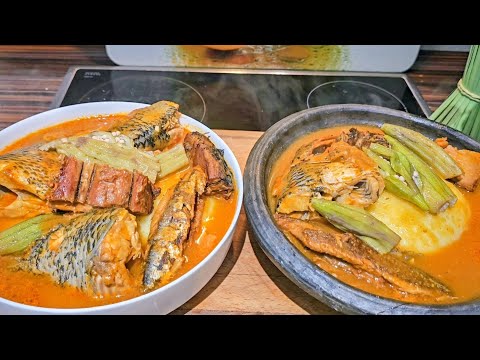 Let´s Make Delicious Tilapia & Gardeneggs Lightsoup With Fufu | Tilapia Soup | Ghana Fufu | Food