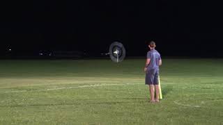 Bobby Watts flying under the lights at Ircha 2018