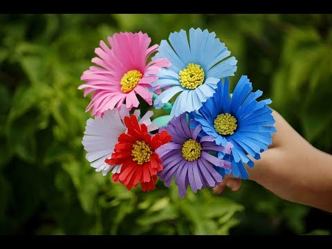 Make beautiful & fantastic Gerbera flower from paper || Decorative Craft Ideas || Art Of Learning ||