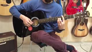 Video thumbnail for Электроакустическая гитара Fender Squier SA-105CE by ZET-MUSIC