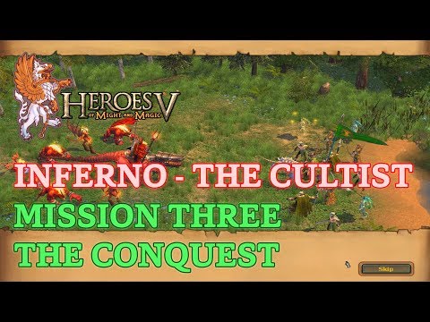 Heroes of Might and Magic V - Heroic - Inferno Campaign: The Cultist - Mission Three: The Conquest