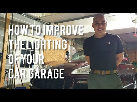 Improve and Brighten Dark Garage Workshop Lighting and Make It 10X Brighter