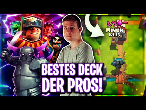 😎PEKKA MINER CONTROL = OP! BESTES DECK DER PROS! Clash Royale deutsch/german