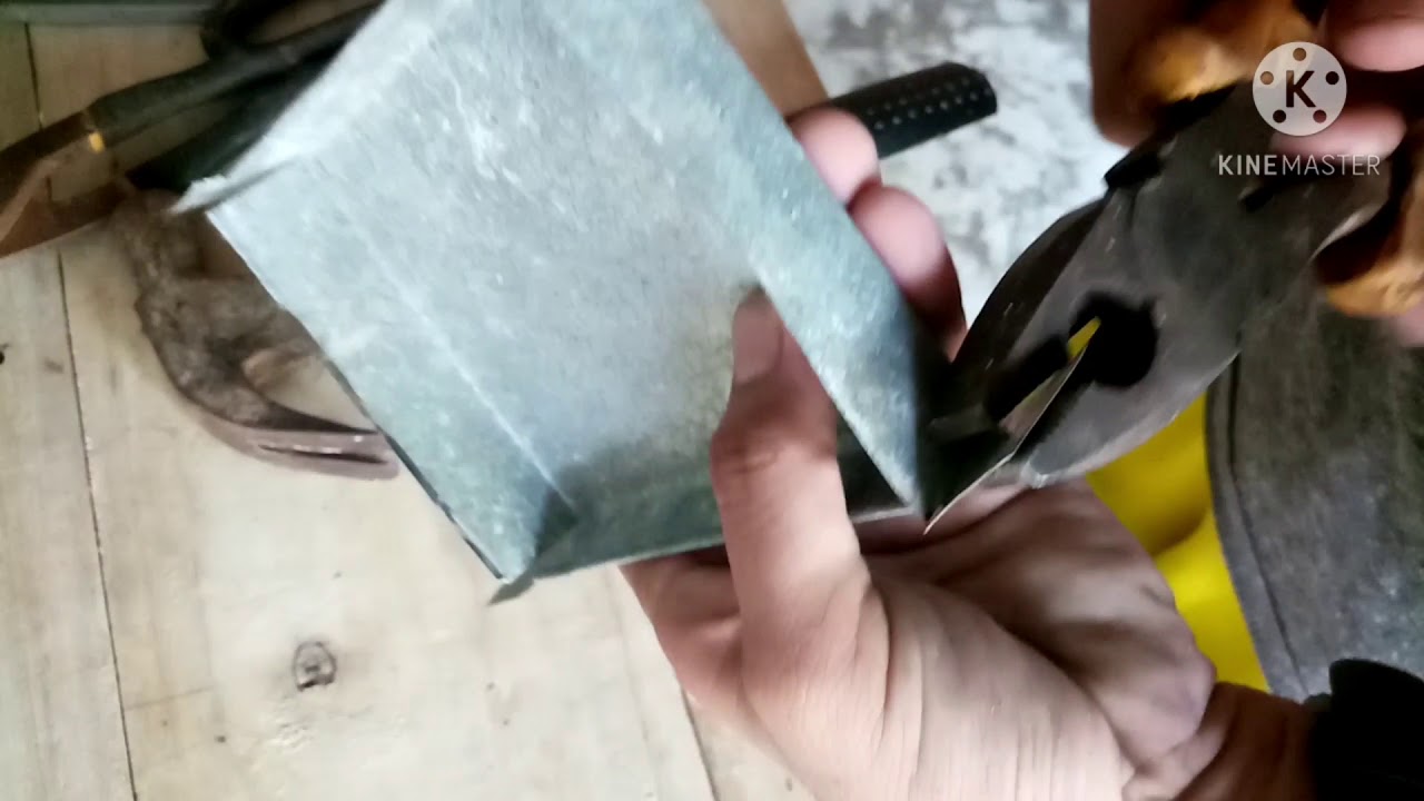 How to make a Rectangular Tray using a Sheet metal?