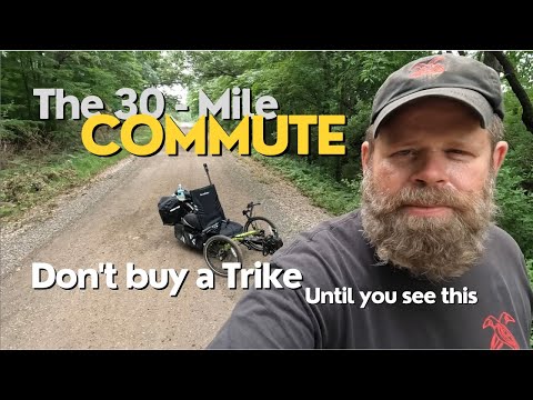 Triking a 30 Mile Commute - First ride on a Trike | Restless Viking