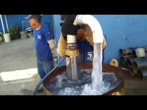 Teste de bomba solar