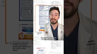 Is Mucinex-D GOOD or BAD! #pharmacist #pharmacy #cough #coughremedies #mucus #coldremedies #shorts