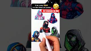 Download lagu Art tutorials be like 👀🤯🤣 Spider man Magic trick 🪄 are you relate this? How to go Viral mp3