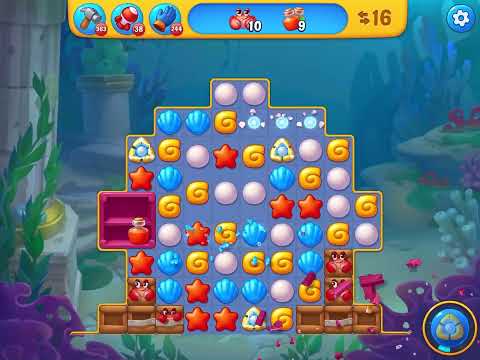 Fishdom level 5854 no boosters フィッシュダム ノーマル [Friend's]