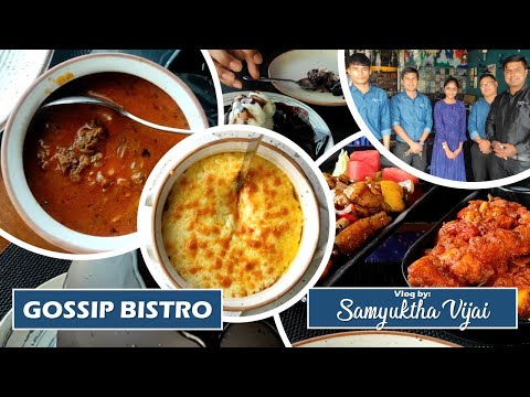 Gossip Fusion Bistro | Dessert Bar | Samyuktha Vijai -
