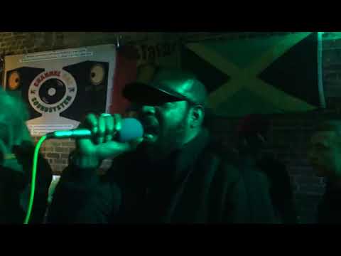 Kenny Knots singing on channel one sound system