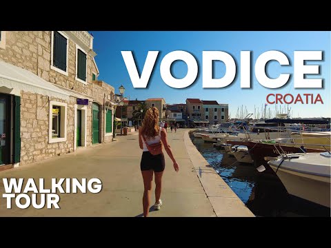 Amazing walking tour from Plava Beach to  Vodice, Croatia.
