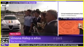 Simona Halep A FOST OPRITĂ de poliție, chiar la plecarea de pe aeroportul Otopeni: 'Ai depășit