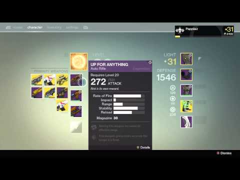 Destiny: Level 31 Hunter Setup New Exotics!!