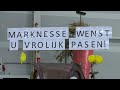 Autopuzzelrit op Buitendag  'lijkt wel witte Pasen'