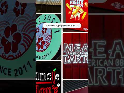 Multi-Outlet Franchise Signage Specialist in KL & Malaysia #signboards