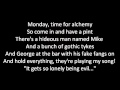 Voltaire - Alchemy Mondays Lyrics