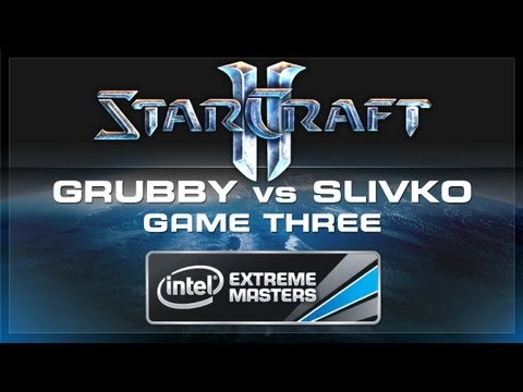 Grubby vs Slivko Game 3 SC2 IEM Singapore Day 4