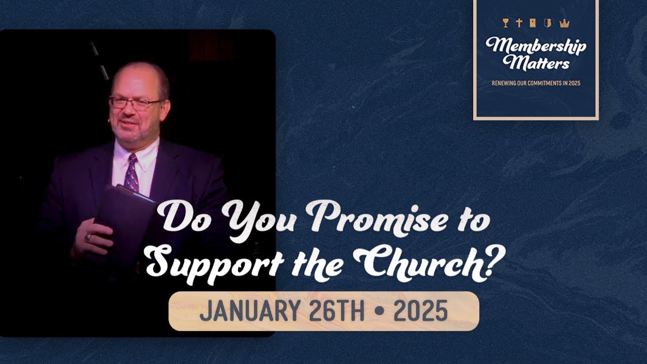 Do You Promise to Support the Church?