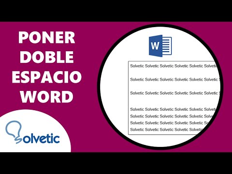 Cómo poner Doble Espacio en Word ✔️