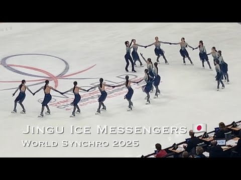 Jingu Ice Messengers 🇯🇵 SP - World Synchro 2025 - Synchronized skating