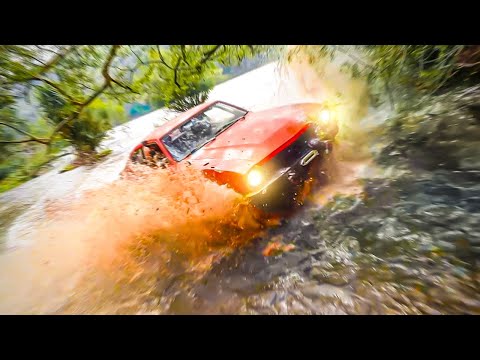 ENTREI NO MEIO DO RIO COM O FORD  MAVERICK V8 4X4  😮