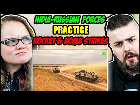 Irish Couple Reacts | Indian-Russian forces practice rocket & bomb strikes