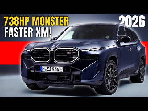 2026 BMW XM Label 738HP Beast Revealed with Faster Charging