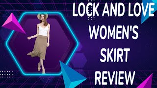 Lock and Love Women's Skirt Review - The Perfect Addition to Your Wardrobe!