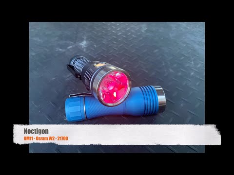 Emisar DM11 with Osram W2 120k cd thrower