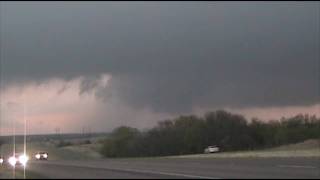preview picture of video 'March 26th, 2009 (Part I)  - Two Supercells in N. Texas, Brief Funnel Cloud Near Saint Jo, TX'