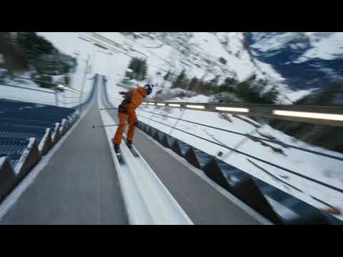 Swiss freeskier nails double front flip off famous Engelberg ski jump