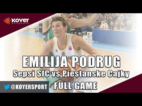 Emilija Podrug 12pts/ 7reb/ 5ast - ACS Sepsi SIC vs Piestanske Cajky  #EuroCupWomen 2017-18