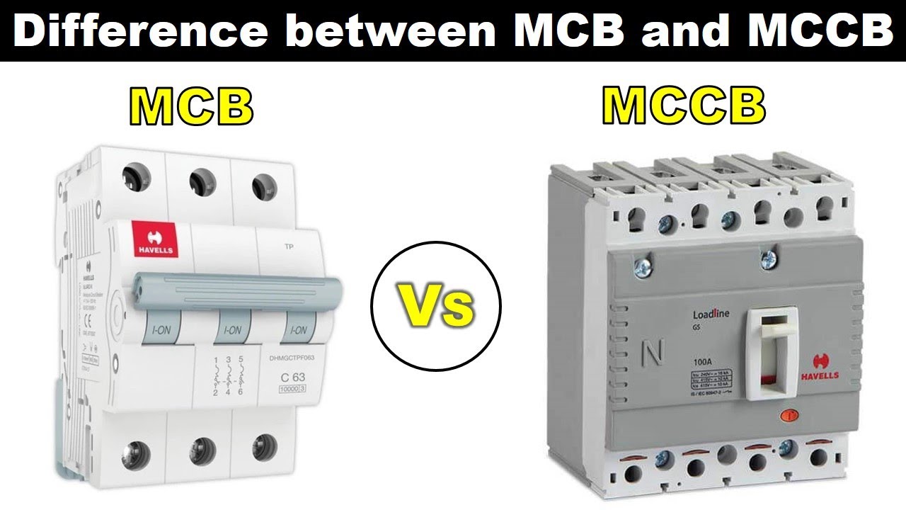 Practically Explained Difference between MCB and MCCB Circuit breaker @ElectricalTechnician